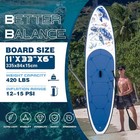 Inflatable Stand Up Paddle Board With Beginners Sup Accessories   10 6   11 sup