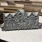 Vintage Metal Toy Casting Plates Lead Mold Military Figures Horse Soldiers
