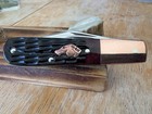 Ka-bar 2 Blade Dog Head Coppersmith Barlow Pocket Knife