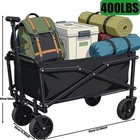 Collapsible Foldable Camp Beach Grocery Shop Travel Garden Wagon Cart 400lb Xl