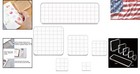 6-piece Clear Acrylic Stamping Block Set With Grid Lines For Crafting Precision