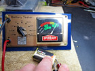 Vintage Eveready Batteries Store Display Battery Tester Tested Working - Nice   