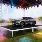 Portable Stage 4x4ft Folding Aluminum 1650lbs Capacity Adjustable 24 -41  Riser