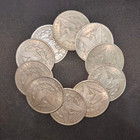 5 Coins- Morgan Silver Dollar- Mixed Mint cc - Mixed Date 1878-1904 