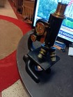 Antique 1930s Microscope  Bausch   Lomb   Partsasis  Brass And Iron