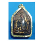 Phra Khun Phaen Thai Buddha Amulet Pendant Gold Micron Talisman Love Magic