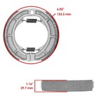 For Suzuki Ls650 Ls650f Ls650p Savage 86-11 Front Brake Pads   Rear Brake Shoes