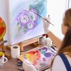 Stretched Canvas For Painting  3 x3   4 x4   5 x7   9 x12   Pack Of 4