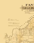 Historic County Map - Fannin County Texas - Marshall 1870 - 23 X 28 92