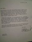 Nasa Apollo 7 Astronaut Photo   Letter Signed Schirra Eisele Cunningham