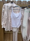 Vintage-current Wedding Lingerie Lot Pink White Rompers Night Gowns Robes Bridal