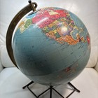 Vintage Replogle 10 Inch Reference Globe 1947 Desk Home Decor Made In Usa