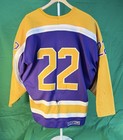 Game Worn 1980-1988 Los Angeles Kings  22 Ccm Nhl Air Knit Maska Jersey