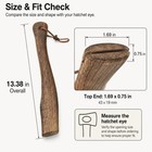 Hickory Hatchet Handle Replacement  13 38 In With Wedge