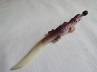 Vintage Celluloid Alligator Eating A Man Pencil Souvenir - Made In Japan -