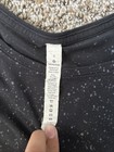 Lululemon Love Crew T-shirt - Splatter Dye Black - Size 6 - Nwt