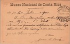 1900 Costa Rica Postcard Postal Stationery Cover To Para Brazil