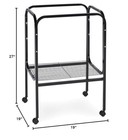 Prevue Pet Products Bird Cage Stand With Shelf In Black