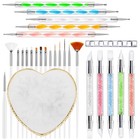 Nail Art Tools 27pcs Set nail Art Brush resin Nail Art A5 white Style 3