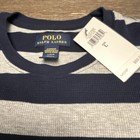 Polo Ralph Lauren Men s Crew Neck Striped Knit Logo Pullover Sweater L