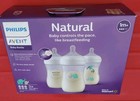 Philips Avent Natural Baby Bottle Natural Response Nipple  Teal Elephant Design