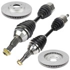 Cv Axle Rotor Pads For Chevrolet Impala Monte Carlo Intrigue 1998-2005 Front