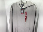 Express Waffle Hoodie Shirt Men Size Xl Gray Long Sleeve Pullover Fleece Nwt