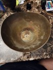 Brass Etched Decorative Bowl With Floral Design