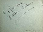 David Farar   Kathleen Mitchell Dual Signed Autographed Album Page 300 Spartans