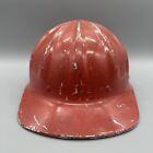 Vintage Superlite Aluminum Fibre-metal Hard Hat Helmet Union Made Red Adjustable