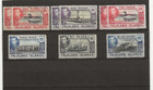 Nine 1938-46 Used Falkland Island Stamps   s 84-89  See Description  Cv  22 75
