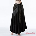 Women Belly Dance Costume Carnival Tribal  ats  Beads Fringe Hip Scarf Belt Wrap