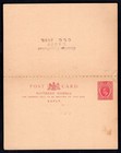 Southern Nigeria Lagos 1912 Postal Card With Reply To Germany