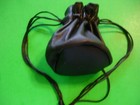 Medieval Leather Pouch Drawstring Waist Bag You Pick Size   Color Coins Key Usa