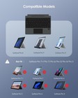 Qulose Bluetooth Detachable Wireless Keyboard For Microsoft Surface Pro 8 9 X