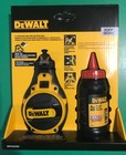 New Dewalt 6 1 Gear Ratio Chalk Reel Kit With  included 4 Oz  Red Chalk 100 