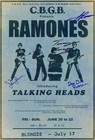 Ramones 1975 Cbgb New York Concert Poster Signed Vintage Music Wall Art 24x36