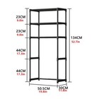 3 Tier Over-the-toilet Storage Rack Bathroom Organizer Shelves Space Saver