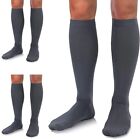 3 Pairs Medical Compression Socks For Women And Men 20-30 Mmhg Knee High Socks