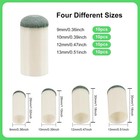 40pcs Slip On Pool Cue Tips  4 Sizes Pool Stick Tips No Glue Or Tool Required Bi
