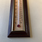 Vintage Springfield Instrument Co Wall Hanging Thermometer Model 7963 Works 