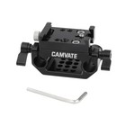 Quick Release Baseplate Adapter Holder With 15mm Rod System For Dslr Camera Cage