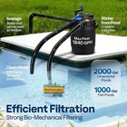 1840gph Pond Pressure Bio Filter Uv Sterilizer Koi Fish Pond Filter 13w Light