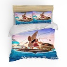 Single King Single Double Queen King Size Bed Quilt Doona Duvet Cover Set Moana