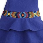 American Girl Of Year Saige Original Meet Dress 1piece blue Clothes retired Euc