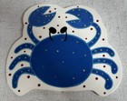 Coton Colors Happy Everything Blue Crab Large Attachment Retired 2009 Crazing