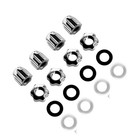 Rimless Eyeglasses Cap Screws Washer Nuts Replacement Kit - Silver Screws For Gl