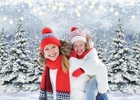 Winter Forest Photography Backdrop Glitter Snowy 7x5ft 82x59inch   Whiter 