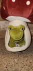 Jellycat Forest Fauna Frog In Mushroom Cute Plush Stuffed Animal Displayed Only 