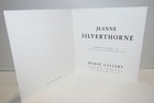American Sculptor Jeanne Silverthorne Autographed Card From Gallery Show
